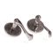 L&b Lockset Decorative Georgian 3 Lever Solid Brass Satin Nickel Scroll