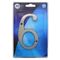 L&b Ironmongery Number 6 Solid Brass Satin Nickel Blister 150mm