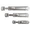 L&b Ironmongery Security Bolt Solid Brass Satin Nickel Blister 200mm