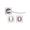 L&b Handle Decorative Style Cylinder White/chrome Blister Picasso