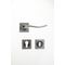 L&b Handle Decorative Style Key Satin Nickel/chrome Blister Picasso