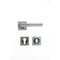 L&b Handle Decorative Style Cylinder Satin Nickel/chrome Blister Raphael