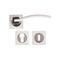 L&b Handle Decorative Style Cylinder White/chrome Blister Da Vinci