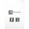 L&b Handle Decorative Style Cylinder Satin Nickel/chrome Blister Degas