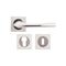 L&b Handle Decorative Style Key White/chrome Blister Degas