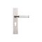 L&b Handle Decorative Style Cylinder White/chrome Blister Renoir
