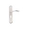 L&b Handle Decorative Style Cylinder White/chrome Blister Bernini