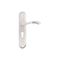 L&b Lockset Decorative Style Cylinder White/chrome Blister Bernini