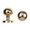 L&b Lockset Decorative Victorian 3 Lever Solid Brass Ball On Rose