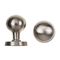 L&b Lockset Decorative Victorian 3 Lever Solid Brass Satin Nickel Ball On Rose