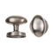 L&b Handle Decorative Victorian Key Solid Brass Satin Nickel Oval On Rose