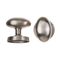 L&b Lockset Decorative Victorian 3 Lever Solid Brass Satin Nickel Oval On Rose