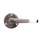 L&b Handle Decorative Victorian Key Solid Brass Satin Nickel Straight On Rose