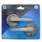L&b Handle Decorative Victorian Key Solid Brass Satin Nickel Straight On Rose
