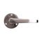 L&b Lockset Decorative Victorian 3 Lever Solid Brass Satin Nickel Straight On Rose