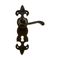 L&b Lockset Decorative Wrought Iron 3 Lever Black Blister