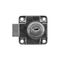 L&b Ironmongery Drawer Lock Chrome Plated 22mm