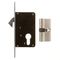 L&b Lock Sliding Hook Cylinder Chrome Plated Blister 40mm