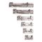 L&b Ironmongery Barrel Bolt Necked Chrome 75mm