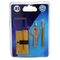 L&b Lock Cylinderinder Euro Profile Solid Brasss Blister 60mm