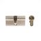 L&b Lock Cylinderinder Euro Profile Solid Brass Satin Nickel Blister 60mm