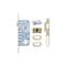 L&b Mcm Latch 4 Pin Deadlock Cylinder Brass Blister 50mm