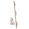 L&b Mcm Roller Bolt 3 Point Lock Cylinder Nickel Blister 1mtr