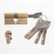L&b Mcm Bps Double Key Euro Profile Cylinder Brass Blister 60mm