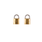 L&b Padlock Double Link Keyed Alike Brass Duo 20mm