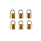 L&b Padlock Double Link Keyed Alike Brass Six 20mm