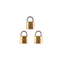 L&b Padlock Double Link Keyed Alike Brass Trio 20mm