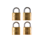L&b Padlock Double Link Keyed Alike Brass Quad 32mm