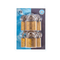 L&b Padlock Double Link Keyed Alike Brass Six 38mm