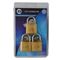 L&b Padlock Double Link Keyed Alike Brass Trio 38mm