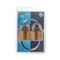 L&b Padlock Double Link Keyed Alike Brass Duo 50mm
