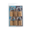 L&b Padlock Double Link Keyed Alike Brass Quad 50mm