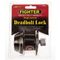L&b Lock Fighter Deadbolt Single Cylinderinder Antique Brass