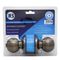 L&b Lock Economax Knoblock Round Antique Brass