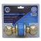 L&b Lock Economax Knoblock Round Brass