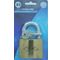 L&b Padlock Double Link Standard Brass 63mm