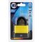 L&b Padlock Weatherproof Yellow 40mm