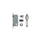 L&b Lock Roller Bolt And Deadlock Nickel 40mm