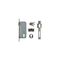 L&b Lock Roller Bolt And Deadlock Nickel 60mm
