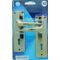 L&b Lockset Mortise Aztec 3 Lever Brass Plated Sabs