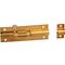 Barrel Bolt Brass Plated Straight 75mm (1)