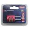 L&b Padlock Abus 20mm Comb Reset Red Blister