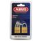 L&b Padlock Abus 25mm 2 Pack Keyed Alike Blister