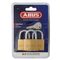 L&b Padlock Abus 40mm 3 Pack Keyed Alike Blister