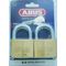 L&b Padlock Abus 50mm 2 Pack Keyed Alike Blister