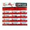 Adhesive Superglue Card Of 12 X 3gr Glue Devil